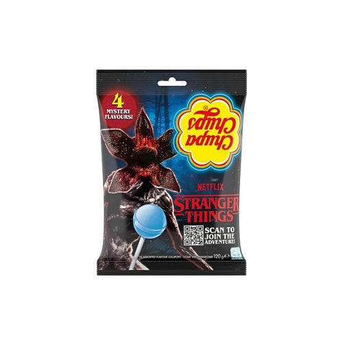 Chupa Chups Stranger Things Lollipops 120g x 12 | 5 Mystery Flavours