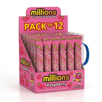Millions Bubblegum Chewy Sweets 55g x 12 | Tiny Tasty Sweets
