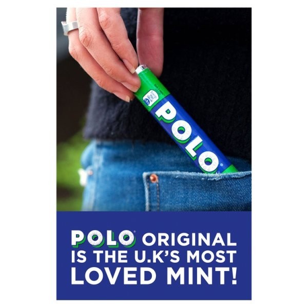 x 32 Nestle Polo Mint Tubes 34g Bulk Box - Original Spearmint Sugar Free Choice