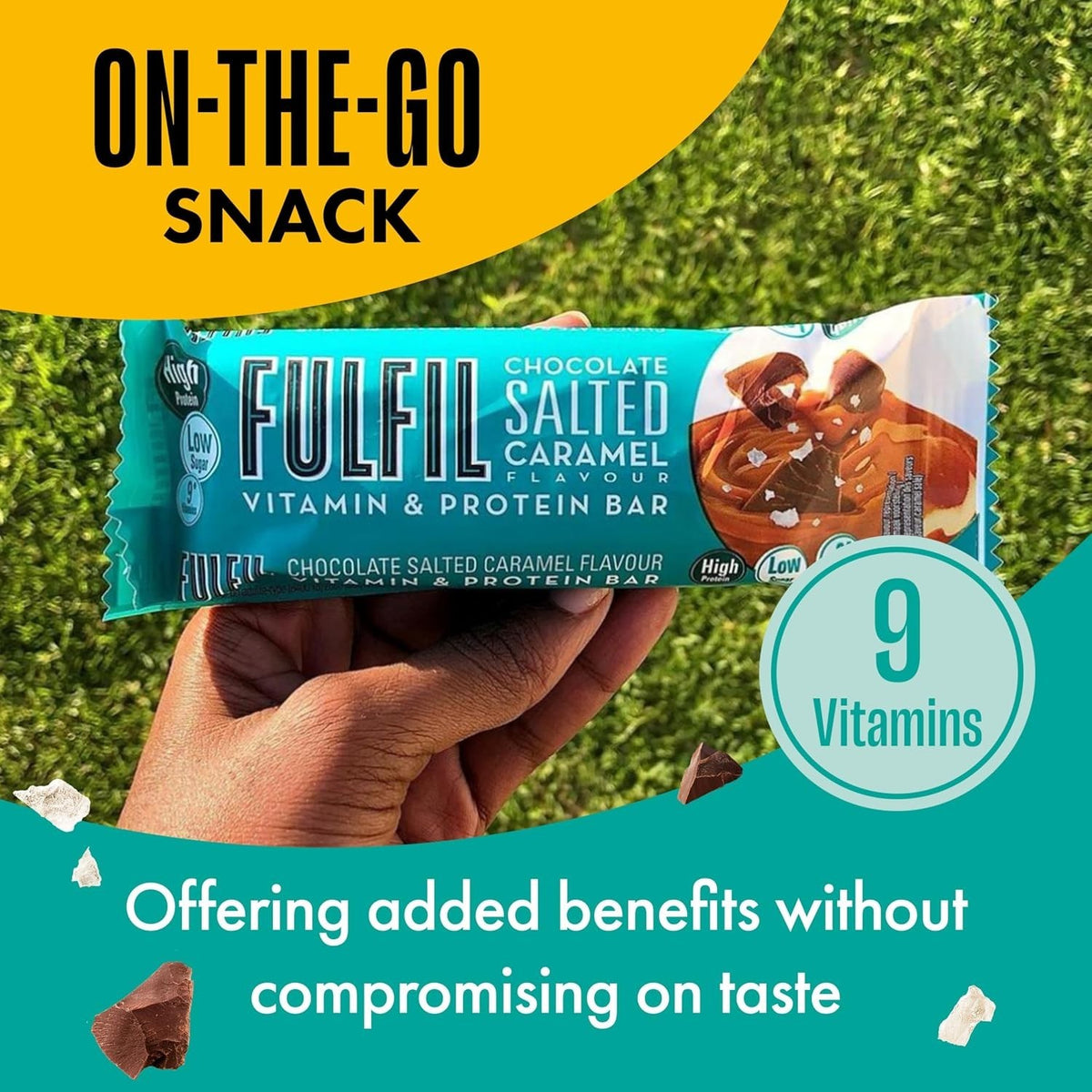 40g x 15 FULFIL Vitamin & Protein Bars Multipack Low Sugar High Protein Healthy