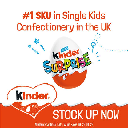 Kinder Surprise Milk Chocolate Eggs 20g x 36 | Toy Inside