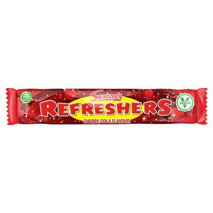 Swizzels Refreshers Cherry Cola Chew Bars 18g x 60 | Fizzy Sherbet Centre