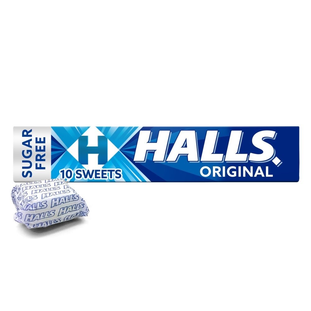 Halls Menthol Lozenges 20 Rolls | Extra Strong, Sugar Free or Citrus Mix
