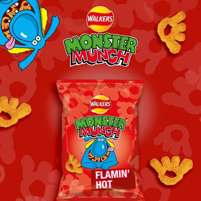 Walkers Monster Munch Grab Bag Crisps 40g x 35 | 3 Classic Flavours | Bulk Box