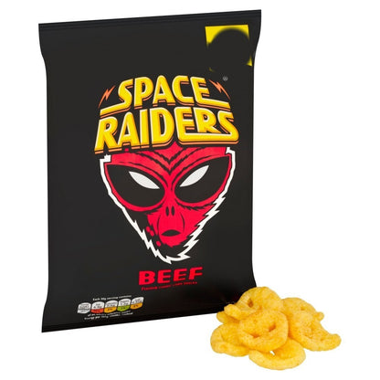 Space Raiders Crisps Beef & Pickled Onion 20 x 70g Bulk Box