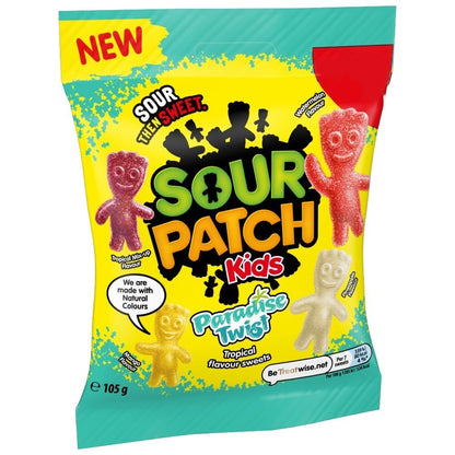 Sour Patch Kids Candy 105g x 10 | Original, Blue Raspberry, Strawberry & More