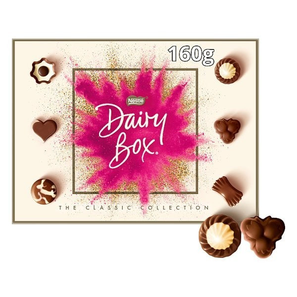 Dairy Box Milk Chocolate Box 160g Single & Multipack - Bulk Box