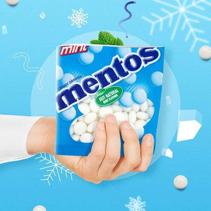Mentos Chewy Dragees 135g x 12 | Fruit or Mint | Vegan Sweets