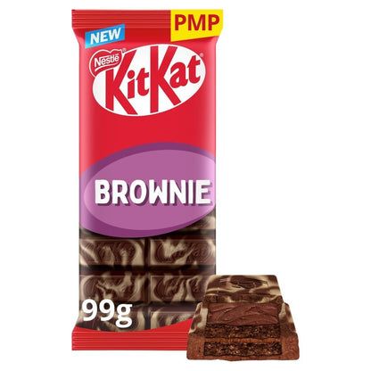 99g x 15 Nestle KitKat Chocolate Sharing Bar Bulk Box - Salted Caramel Brownie