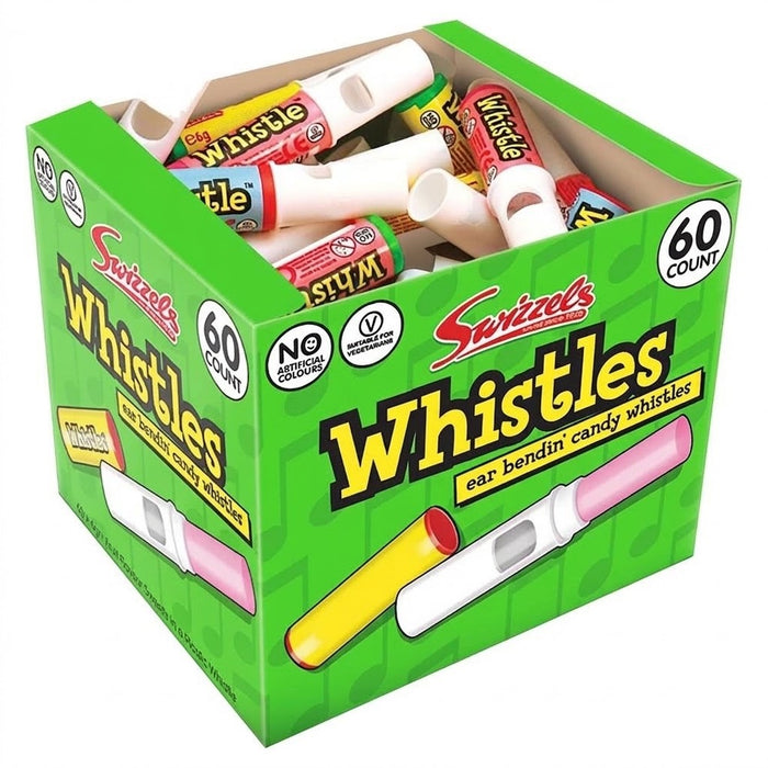 Swizzels Candy Whistles Fruit Flavour Novelty Sweets 6g x 60