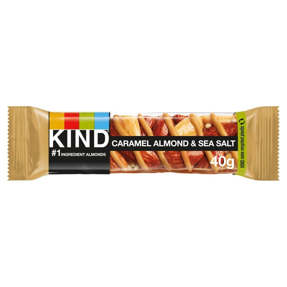 KIND Nut Bars 12 x 40g Multipack Dark Chocolate, Caramel, Cashew & Milk Chocolat