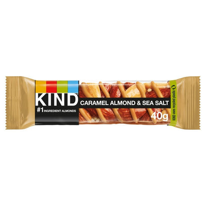 KIND Nut Bars 12 x 40g Multipack Dark Chocolate, Caramel, Cashew & Milk Chocolat