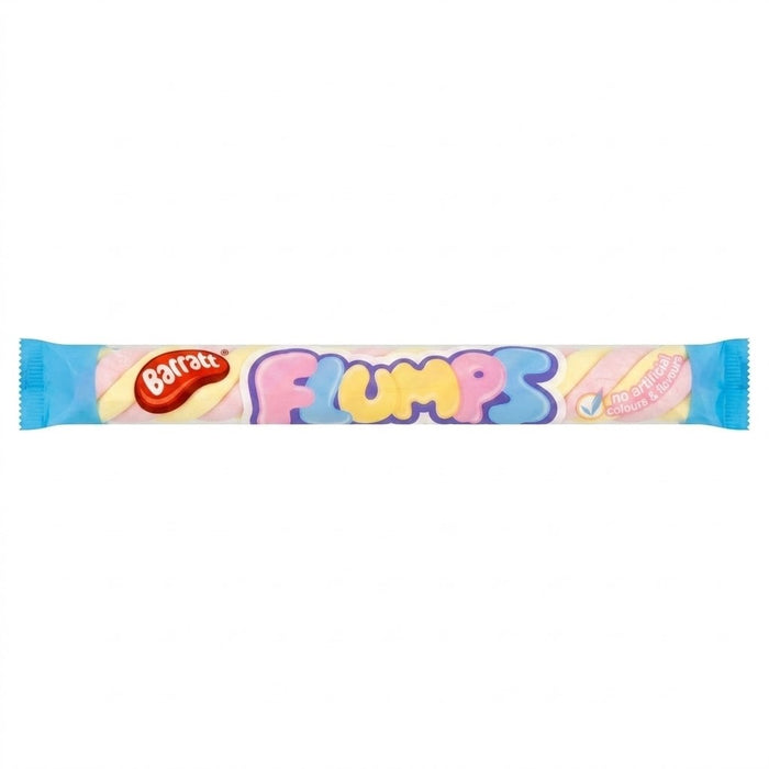 20g x 50 Barratt Flumps Vanilla Marshmallow Twists Fluffy Soft Sweets Pack