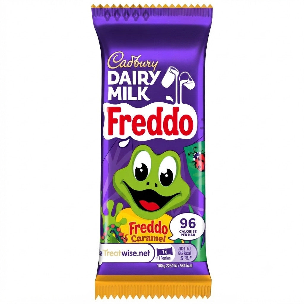 Cadbury Dairy Milk Freddo & Caramel Chocolate Bars Bulk Box 18g/20g x 60