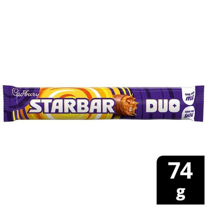 Cadbury Duo Chocolate Bars Bulk Box 32 x Wispa, Boost, Double Decker, Starbar