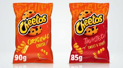 Cheetos Corn Puffs 85g / 90g x 12 | Original Cheese or Twisted Sweet & Spicy