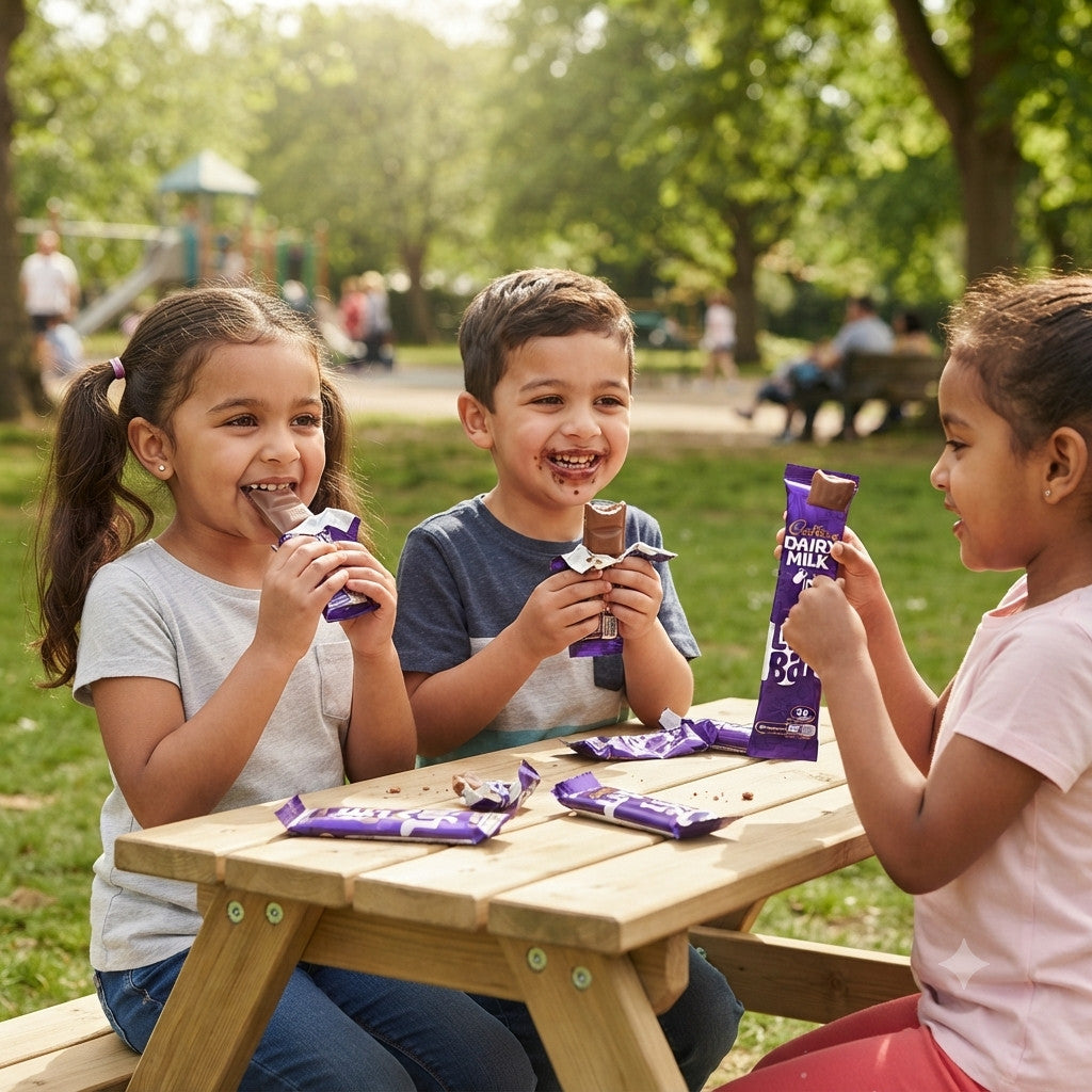 Cadbury Dairy Milk Little Chocolate Bars 18g x 60 Bulk Box Multipack Kids Lunch