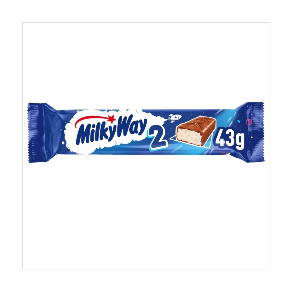 43g Milky Way Nougat & Milk Chocolate Snack Bar Bulk Box Multipack