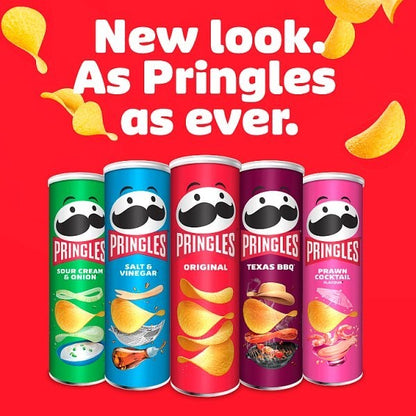 Pringles Multipack Crisps 40g x 12 | Original, BBQ, Salt & Vinegar & Sour Cream & Onion
