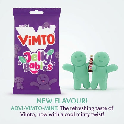 Vimto Jelly Babies 120g x 12 | Halal Real Fruit Juice | Bulk Pack
