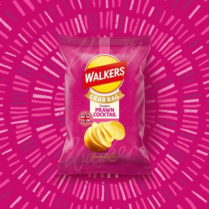 45g x 32 Packs Walkers Crisps Grab Bags Multipack Box - Choose Flavours