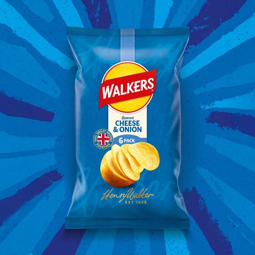 Walkers Classic Variety Crisps 6 x 25g | 3 Favourite Flavours