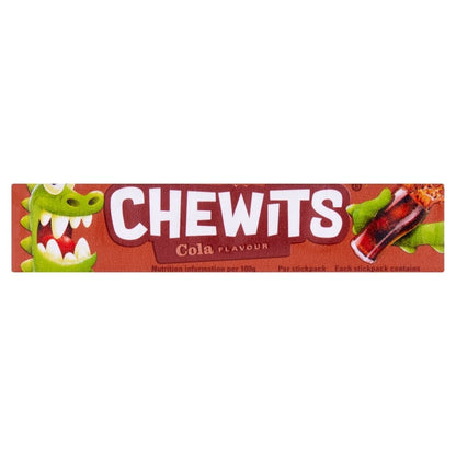 Chewits Chewy Sweets 30g x 40 | Blue Raspberry, Strawberry, Cola & Fruit Salad