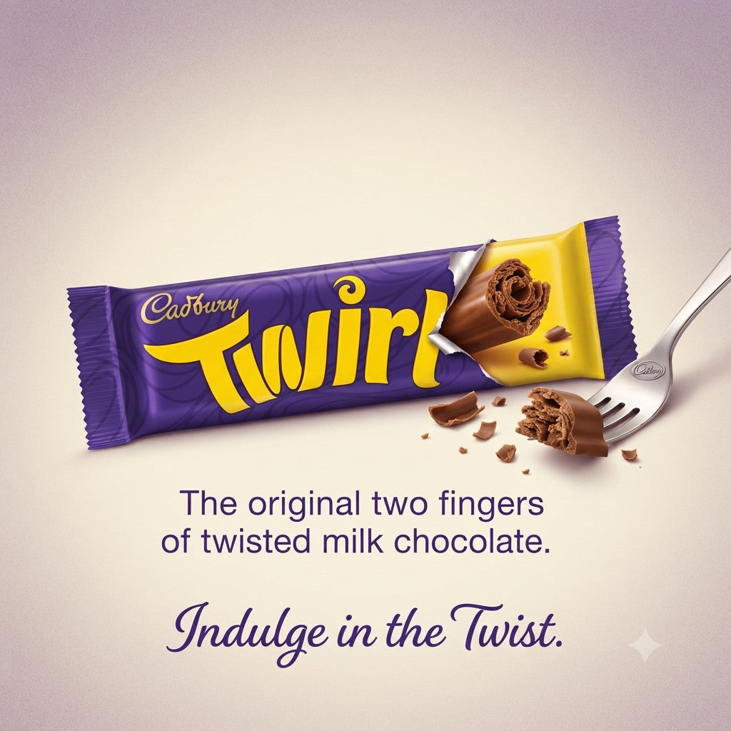 Cadbury Twirl Chocolate Bar Range Xtra Duo 54g 107.5g 43g Bulk Box Multipack