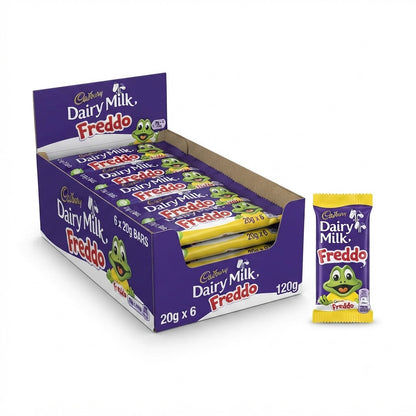 Cadbury Dairy Milk Freddo & Caramel Chocolate Bars Bulk Box 18g/20g x 60