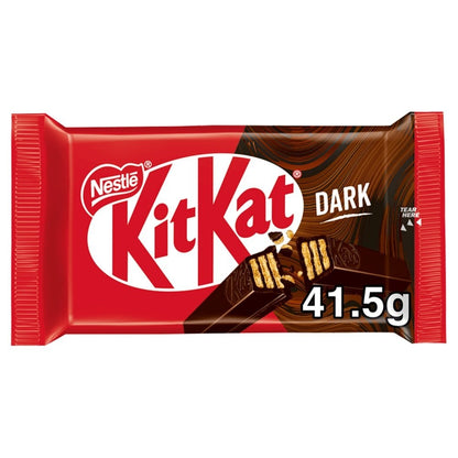 Nestle KitKat 4 Finger Dark Chocolate Bar 41.5g x 24 Bulk Box