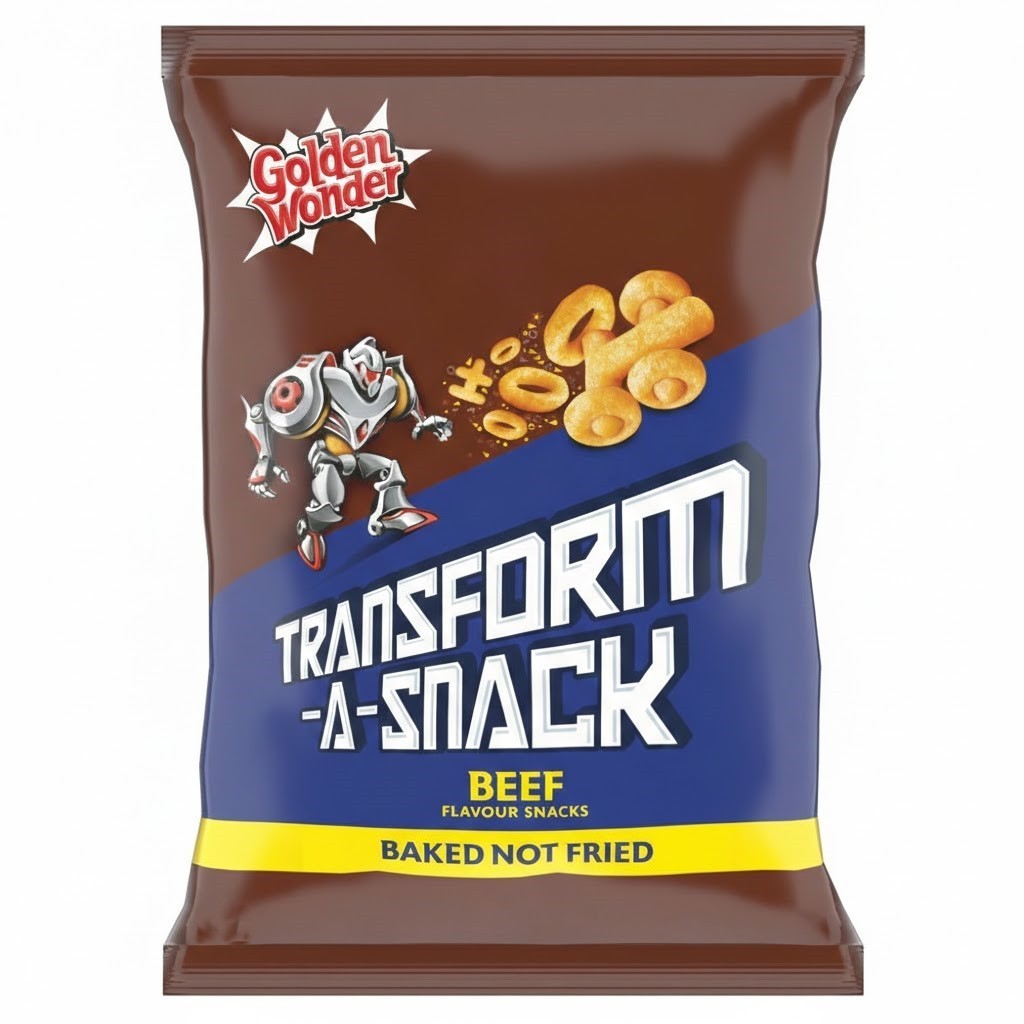 Golden Wonder Transform-A-Snack Crisps 27g x 30 | 4 Flavours | Bulk Box