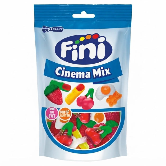Fini Cinema Mix Fruit Gums Sweets 140g x 12 | Gluten Free & Fat Free