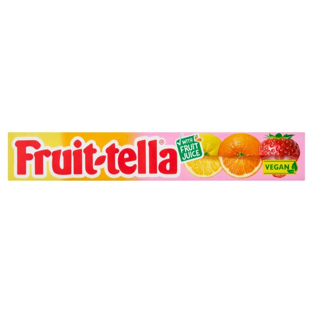 Fruit-tella Fruit Juice Chew Sweets 41g x 40 | Vegan Multipack