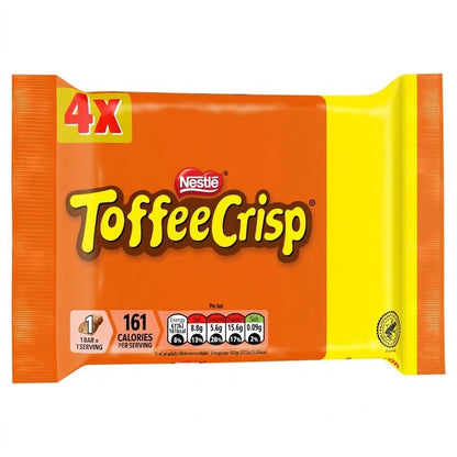 Nestle Toffee Crisp Chocolate Bar Bulk Box 38g 24x Or 4 Pack Multipack 124g x 14