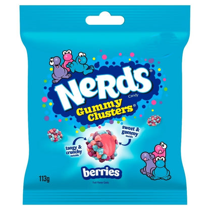 Nerds Gummy Clusters Candy 113g x 10 | Cherry Lemonade, Berries & Fruit Variety
