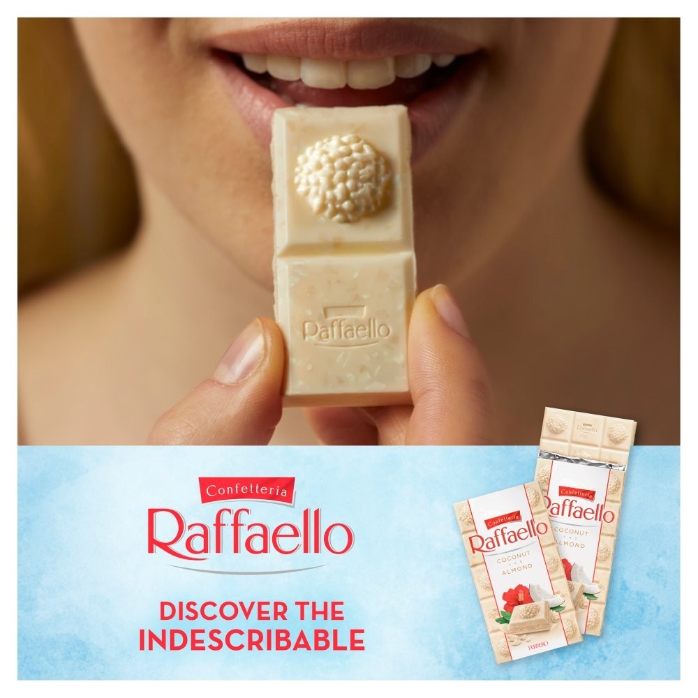 90g x 8 Raffaello Coconut & Almond Chocolate Bar Multipack White Chocolate Bulk
