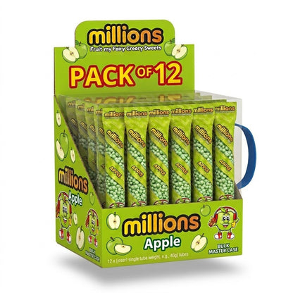 Millions Bubblegum Chewy Sweets 55g x 12 | Tiny Tasty Sweets