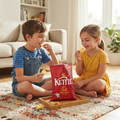 Kettle Sweet Chilli & Sour Cream Potato Chips 40g x 18 | Hand Cooked