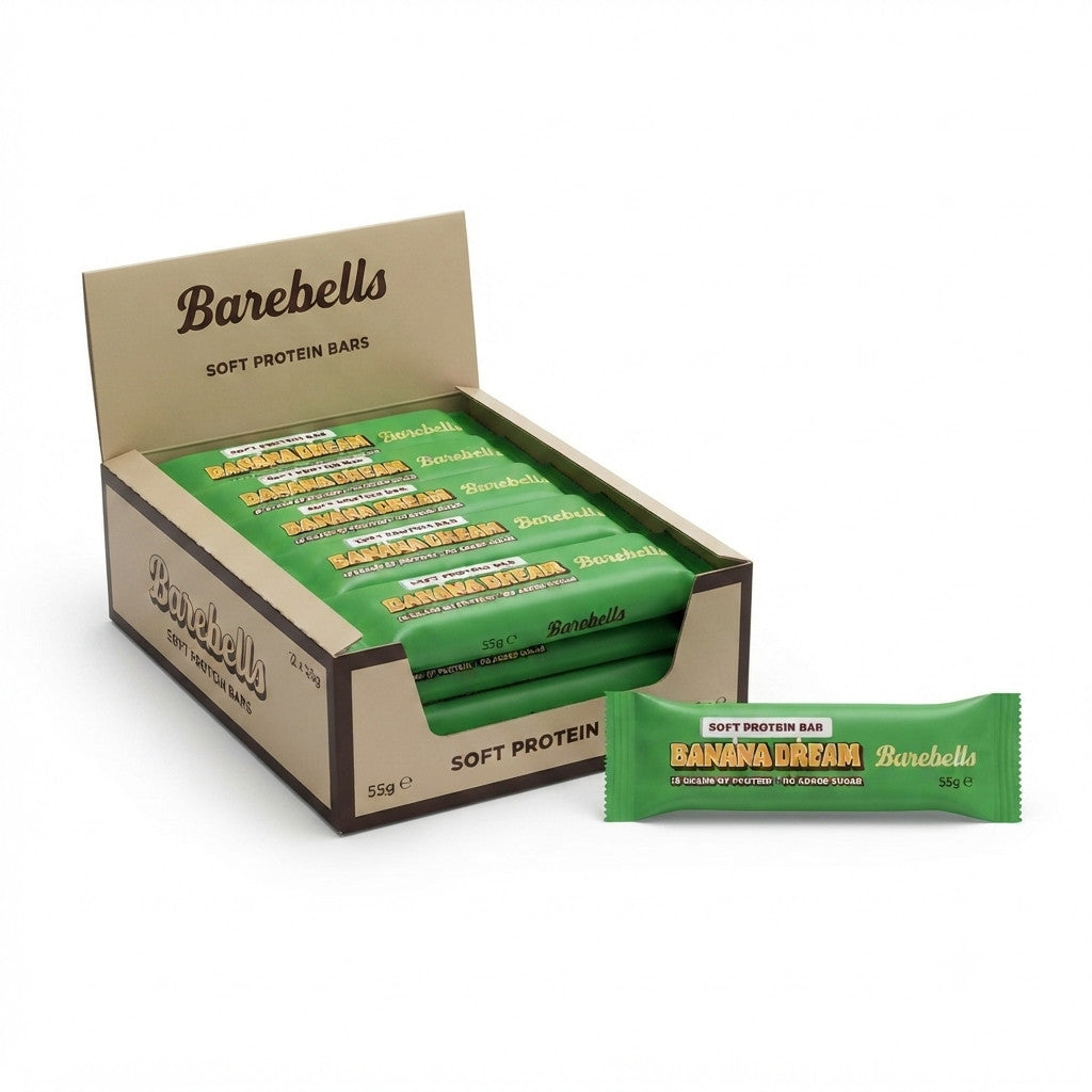 Barebells Soft Protein Bar Multipack 12x 55g Caramel Choco Banana Marshmallow