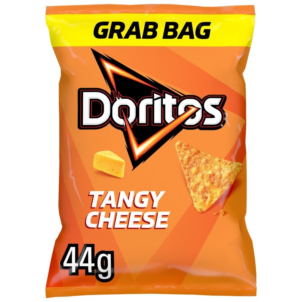 Doritos Crisps Grab Bags 44g x 32 | Tangy Cheese or Chilli Heatwave