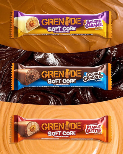 Grenade Soft Core Protein Bars 50g x12 Box - Low Sugar High Protein Snacks