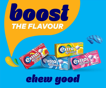 Extra Refreshers Sugar Free Chewing Gum Handy Box 7 Pieces Multi Flavours Bulk