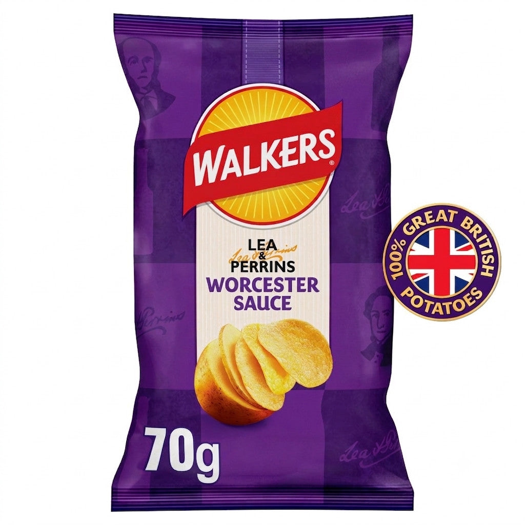 Walkers Sharing Crisps Variety Bundle 70g x 18 | 4 World Flavours