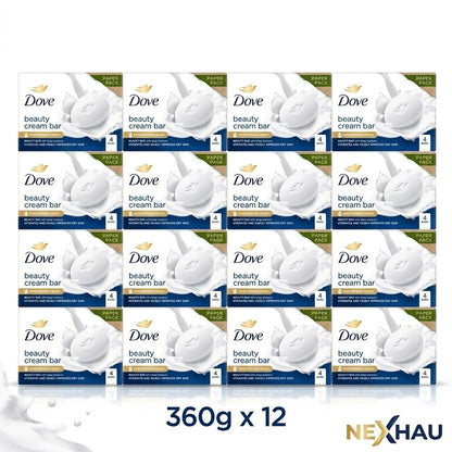 Dove Original Beauty Cream Bar 360g | 4 x 90g | Bulk Value Pack