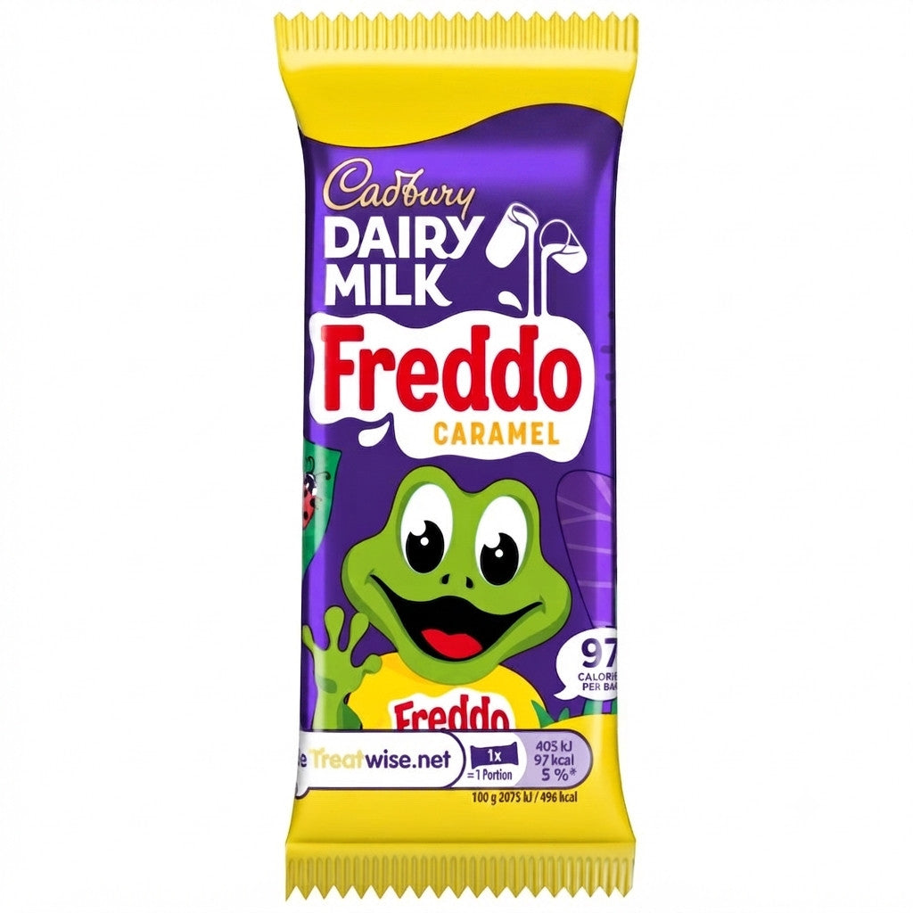 Cadbury Dairy Milk Freddo & Caramel Chocolate Bars Bulk Box 18g/20g x 60