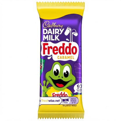 Cadbury Dairy Milk Freddo & Caramel Chocolate Bars Bulk Box 18g/20g x 60