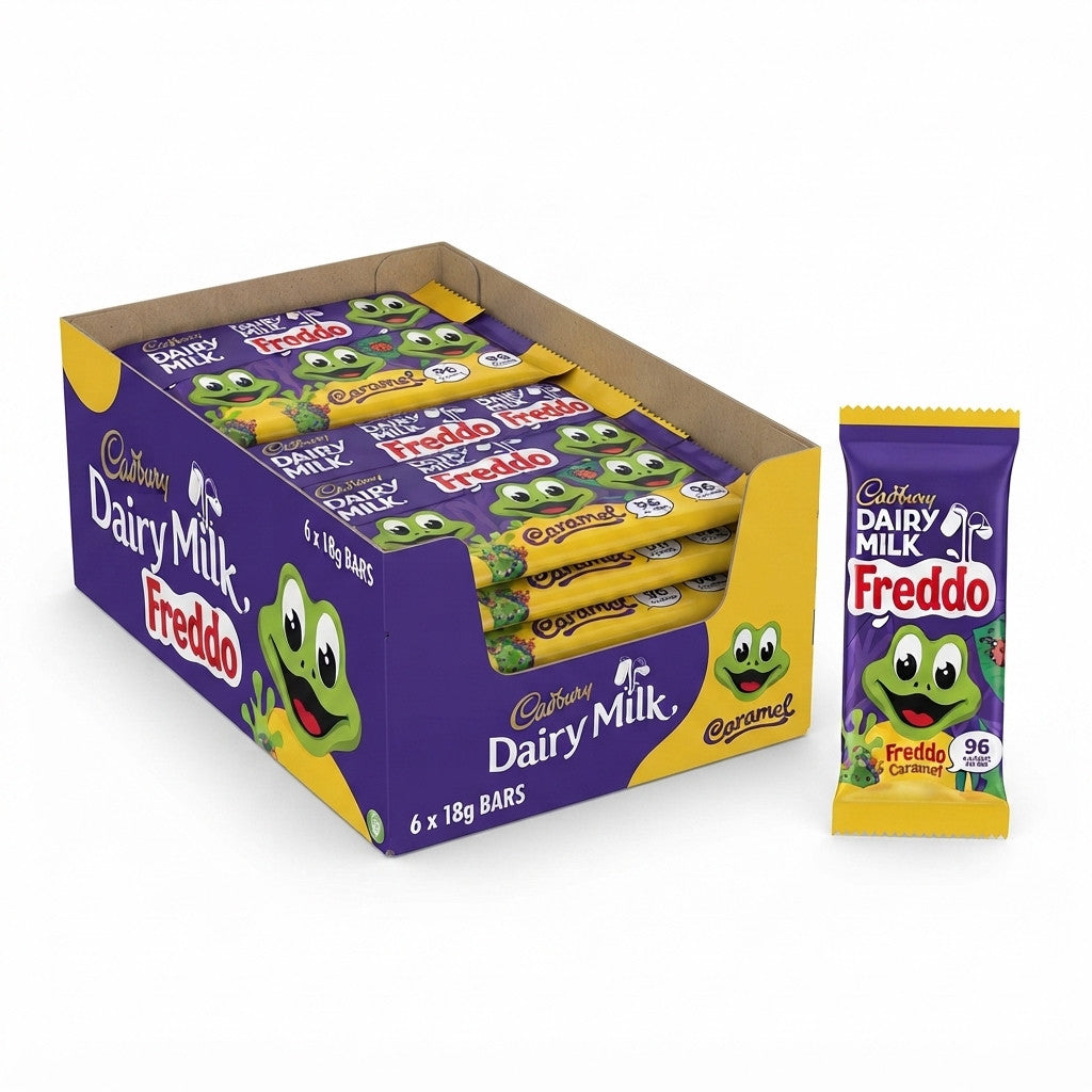 Cadbury Dairy Milk Freddo & Caramel Chocolate Bars Bulk Box 18g/20g x 60