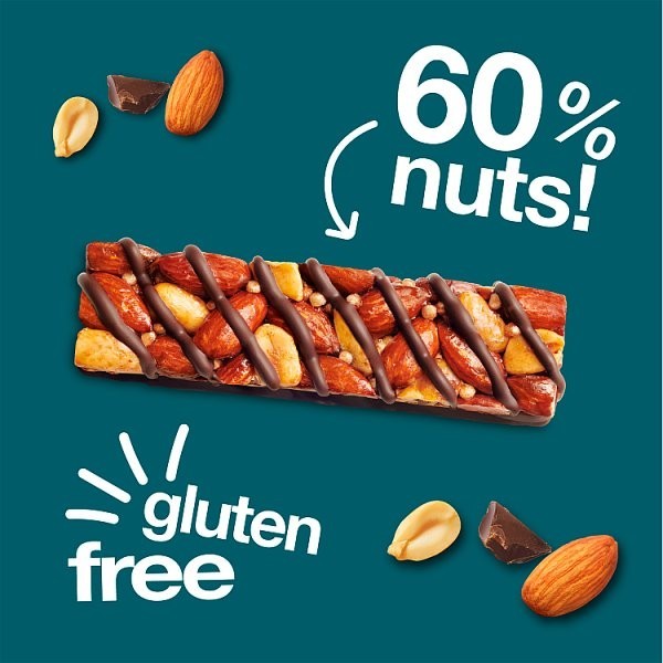 KIND Nut Bars 12 x 40g Multipack Dark Chocolate, Caramel, Cashew & Milk Chocolat