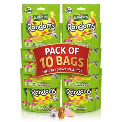 Rowntree's Fruit Gums & Jelly Sweets Variety Pack 120g x 50 | 5 Favourite Varieties