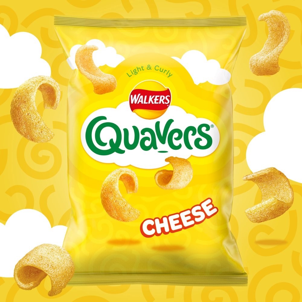 Walkers Quavers Cheese Crisps 34g x 30 | Grab Bags Bulk Box